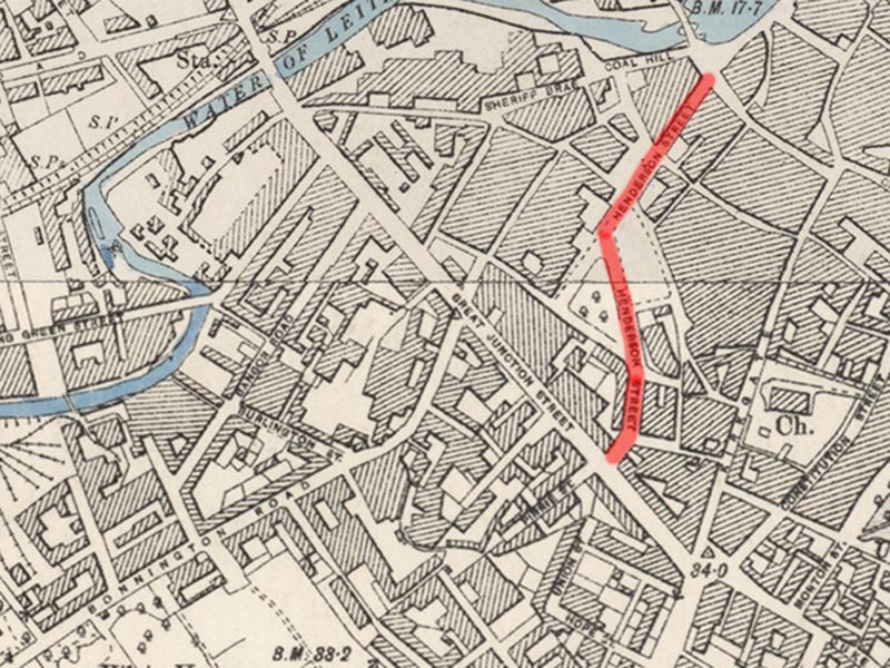 Leith Improvement Scheme 1894 map