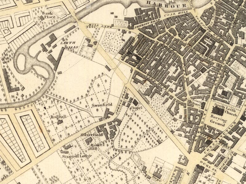 Extract from Lothian’s Plan of Leith 1822