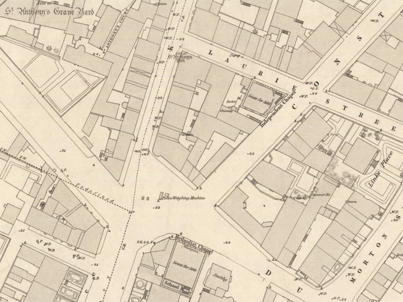 OS Town Plan 1852