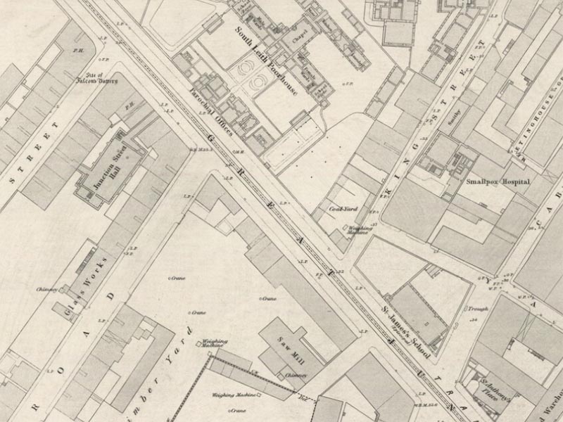 OS Town Plan 1852