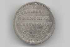 1884 Edinburgh medallion - reverse