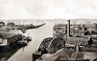 Leith harbour and pier